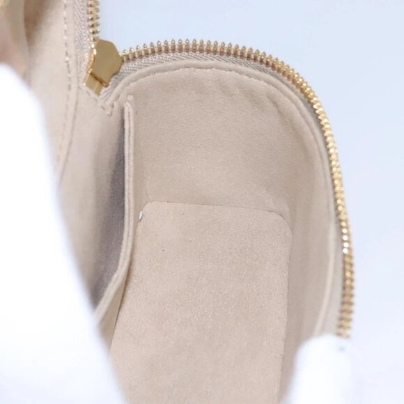 LOUIS VUITTON Monogram Laminated Jacquard Microvanity Gold M22920 LV Auth EC760S - Picture 12 of 16